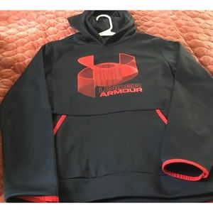 Under armour youth large. Black w/red logo.